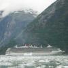 Carnival Miracle iviewing the glacier