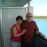 Leslie & Paul arriving in Nassau Bahamas